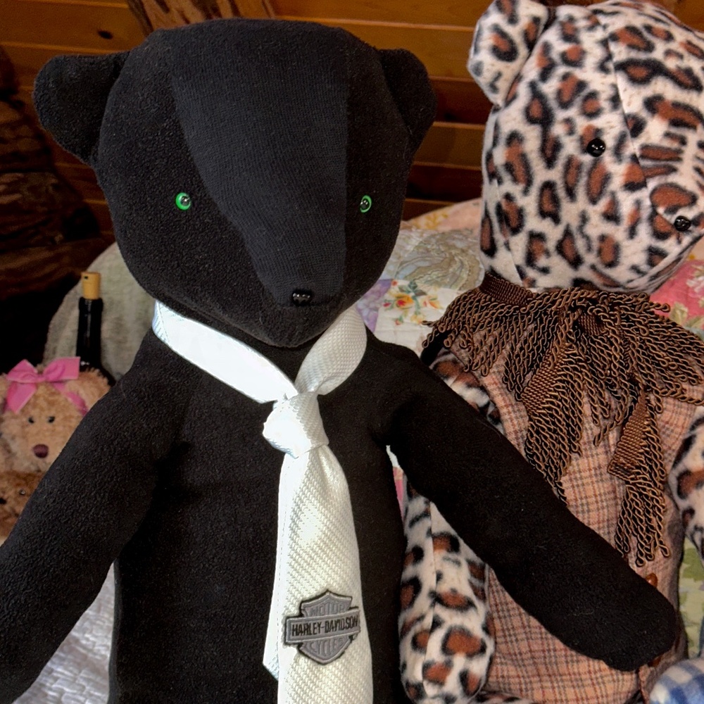 Teddy Bear Handmade 25” to 28” Plush & Cuddly Various Fabrics - Picture 3 of 8